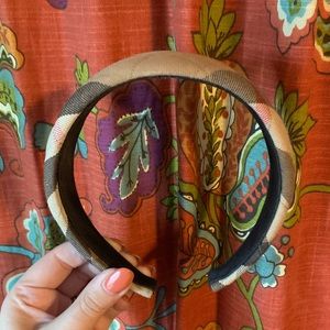 Burberry Nova Check Quilted Headband